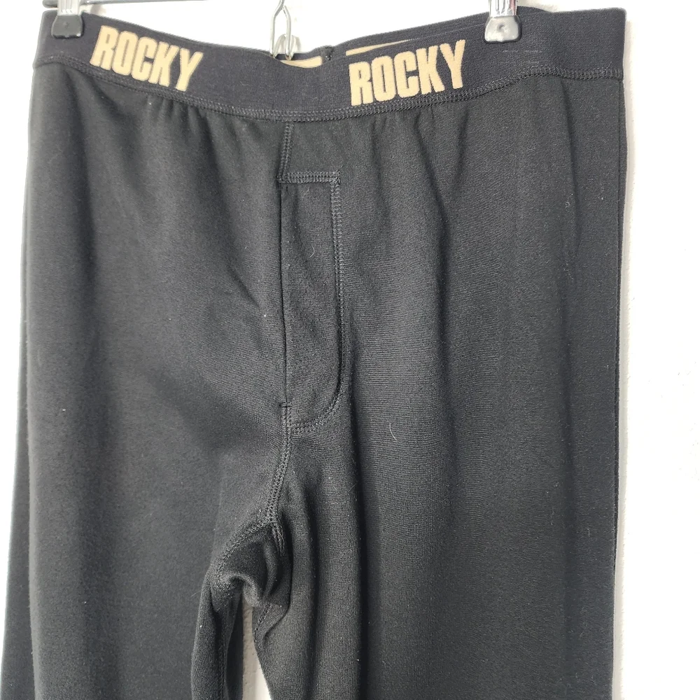 Rocky Mens Black Longjohns Lounge Under Pants‎ Large